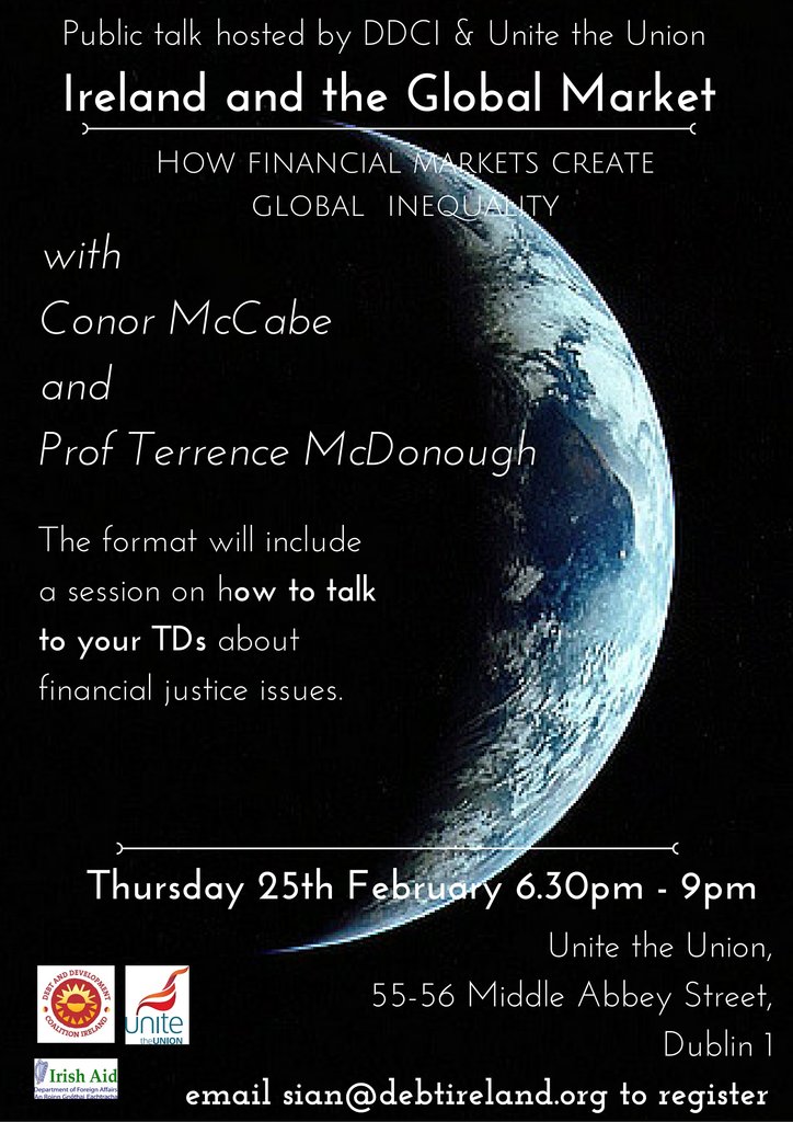 Global Market talk Dublin Feb 25th