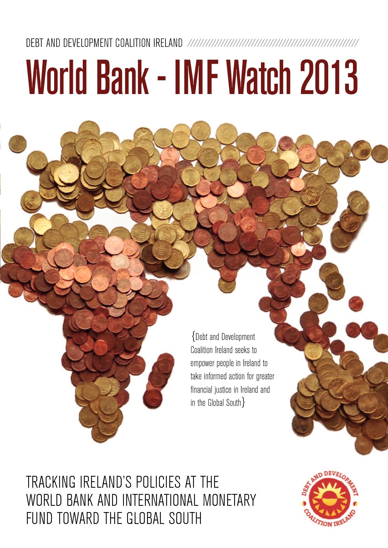 Publication cover - DDCI World Bank - IMF Watch 2013