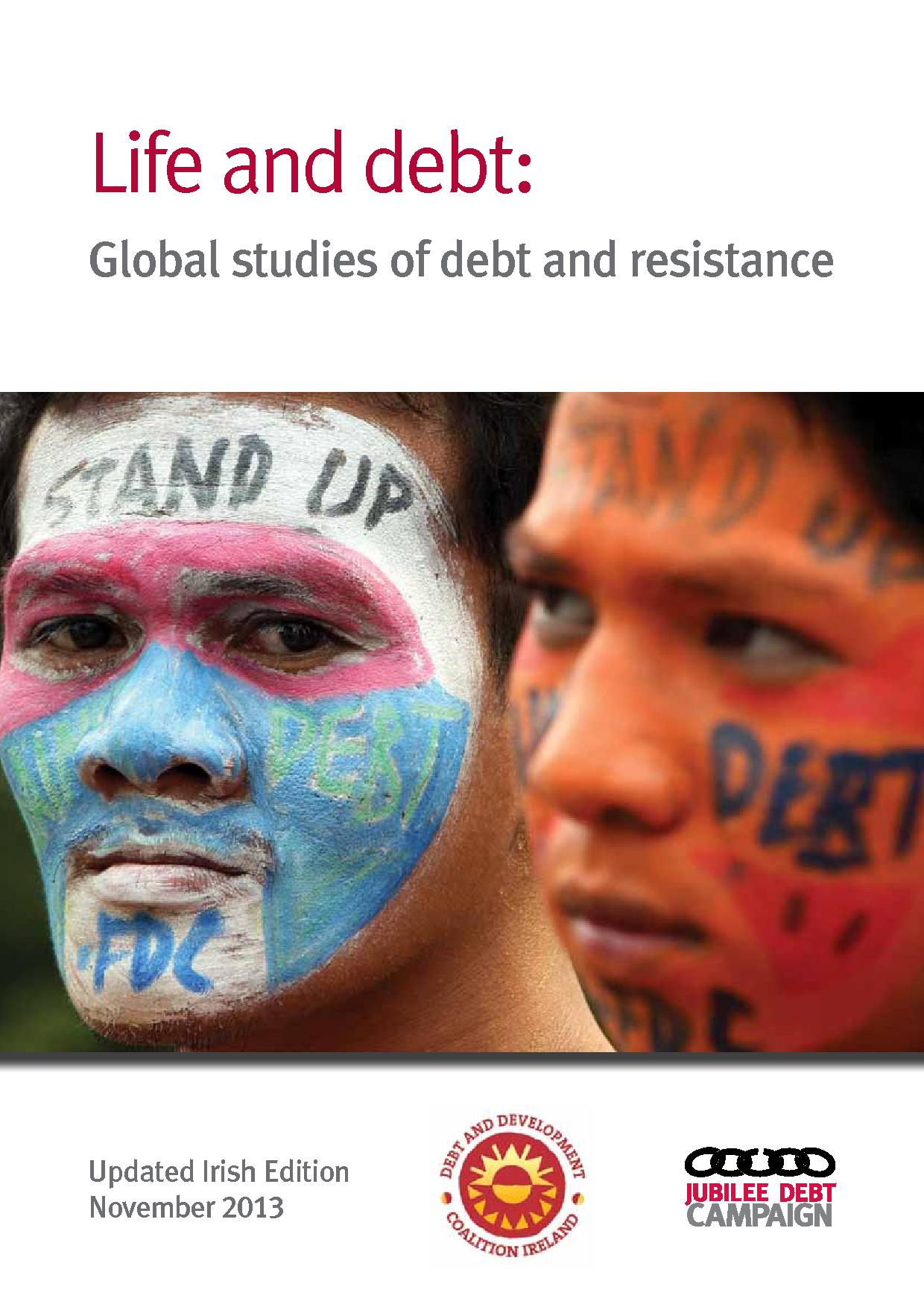 Publication cover - life and debt Irish web