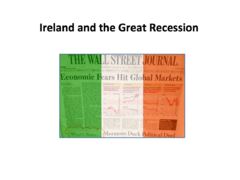 Terry McDonagh - Ireland and the Great Recession