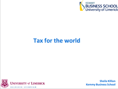 Sheila Killian - Tax for the world
